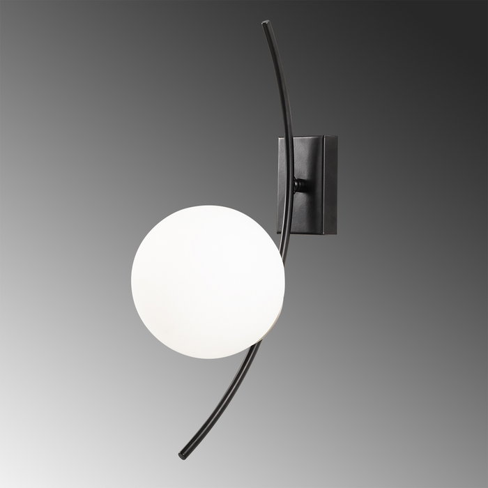 Opviq Hilal - 3821 Lámpara de pared Blanco y negro